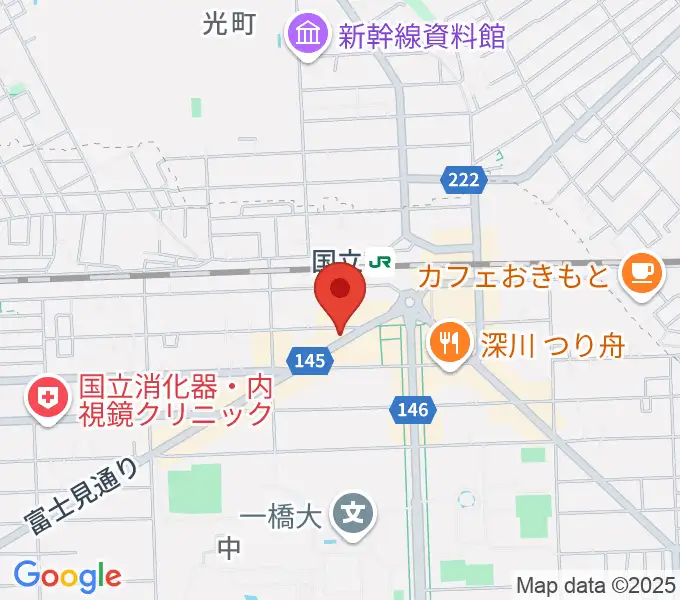 国立NO TRUNKSの地図