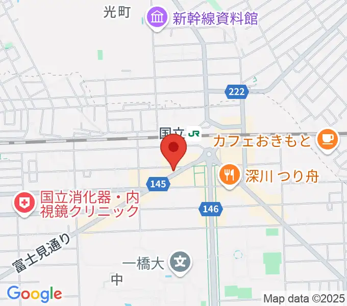 国立NO TRUNKSの地図