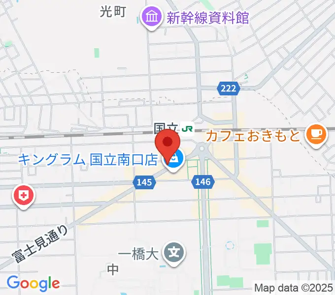 国立NO TRUNKSの地図