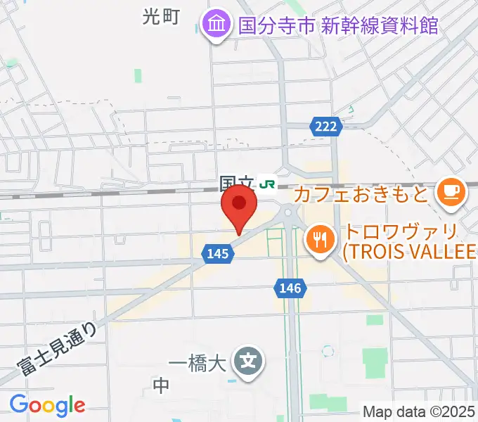 国立NO TRUNKSの地図