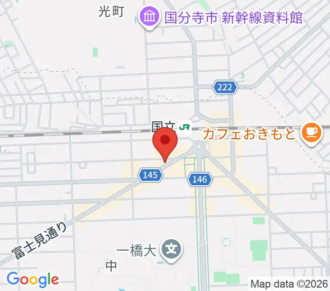 国立NO TRUNKSの地図