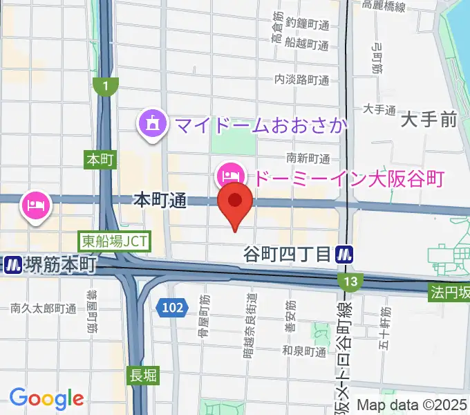 Hit Studio TANIYONの地図
