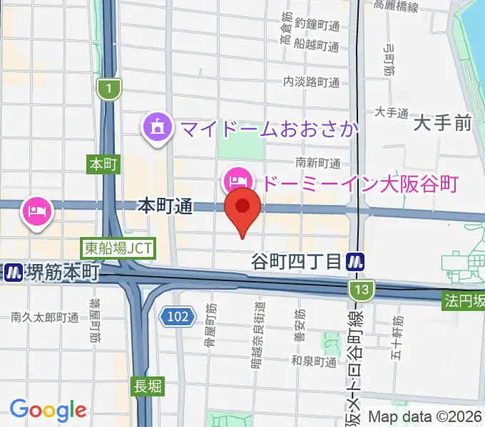 Hit Studio TANIYONの地図