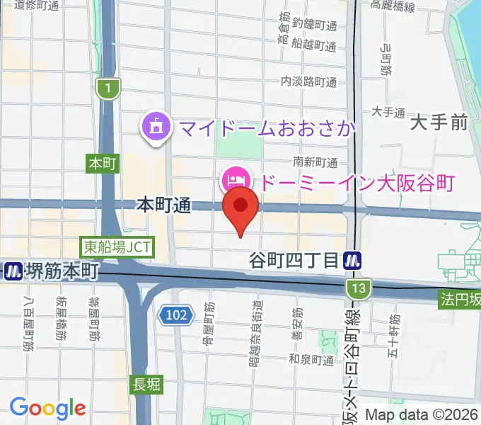 Hit Studio TANIYONの地図