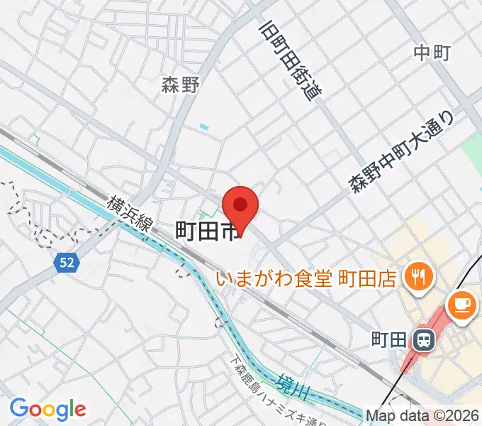 町田市民ホールの地図