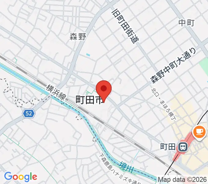 町田市民ホールの地図