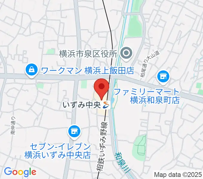 横浜市泉区民文化センター テアトルフォンテの地図