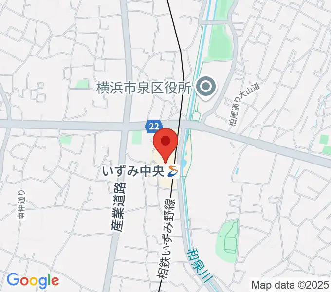 横浜市泉区民文化センター テアトルフォンテの地図