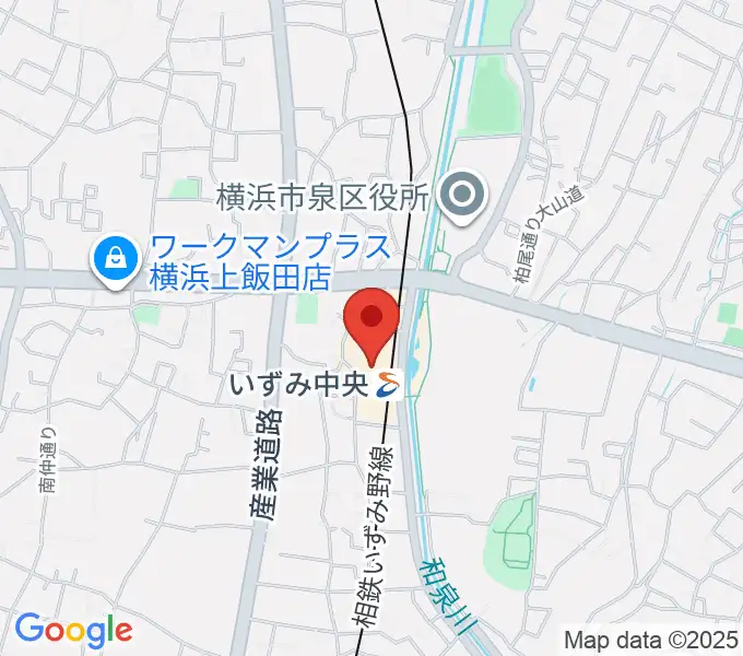 横浜市泉区民文化センター テアトルフォンテの地図