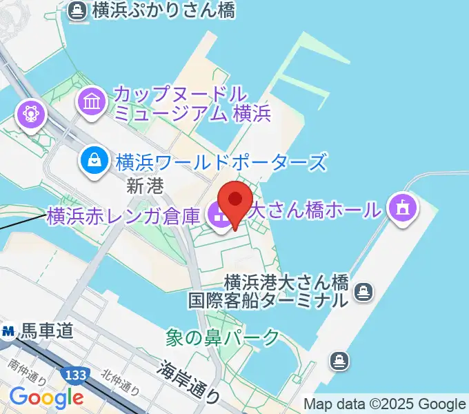 モーション・ブルー・ヨコハマの地図