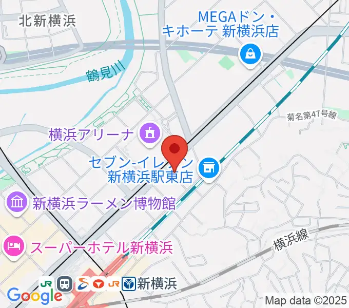 新横浜LiTの地図