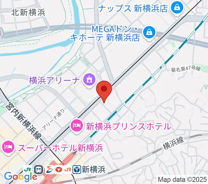 新横浜LiTの地図