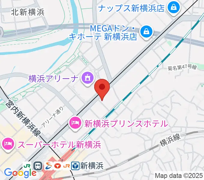 新横浜LiTの地図