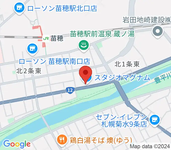 スタジオマグナムの地図