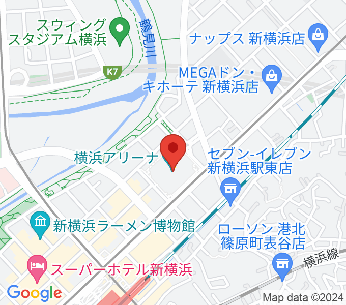 横浜アリーナの場所