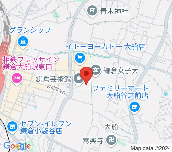 鎌倉芸術館の地図