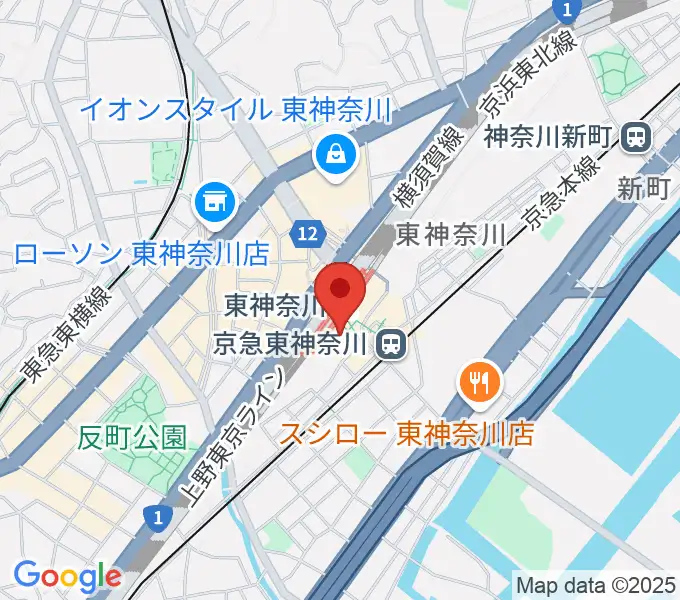 かなっくホールの地図