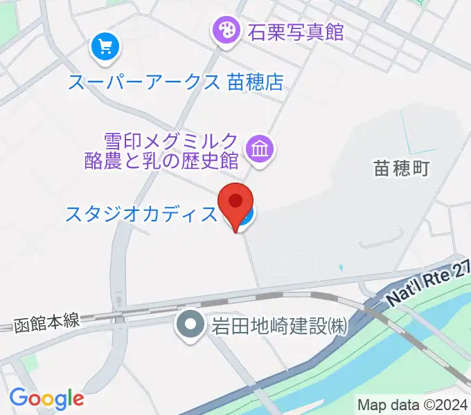 スタジオカディスの地図