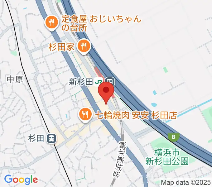 磯子区民文化センター杉田劇場の地図