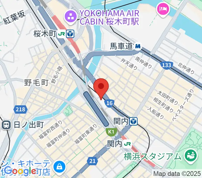 R's TRIBECAの地図