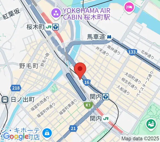 R's TRIBECAの地図