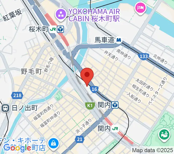 R's TRIBECAの地図