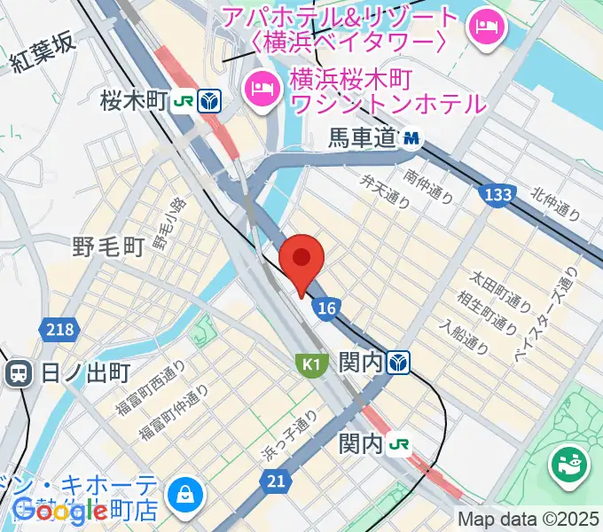 R's TRIBECAの地図