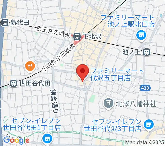 下北沢440の地図