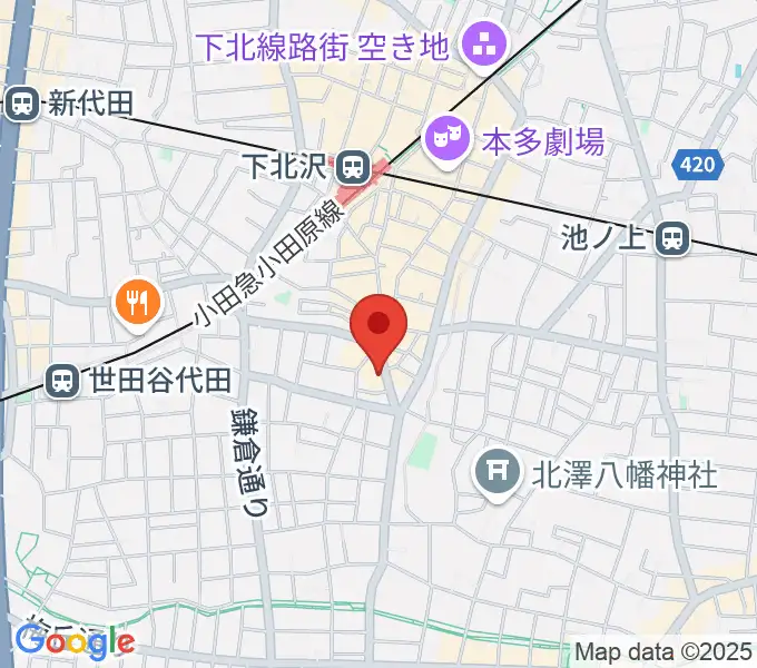 下北沢440の地図