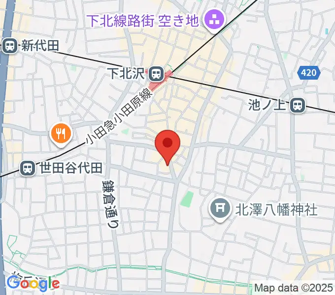 下北沢440の地図