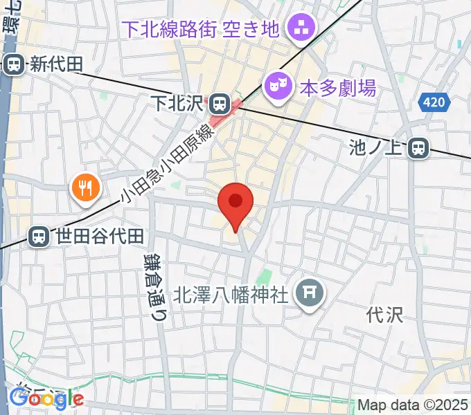 下北沢440の地図