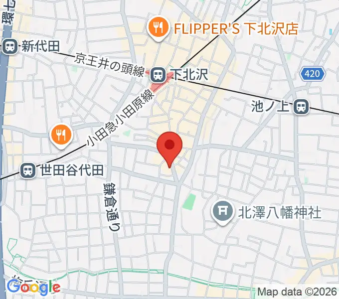 下北沢440の地図
