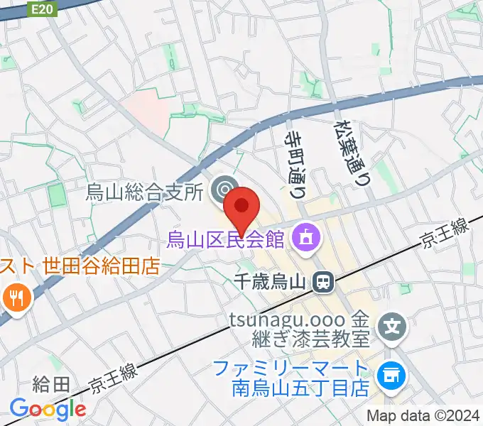 千歳烏山TUBOの地図