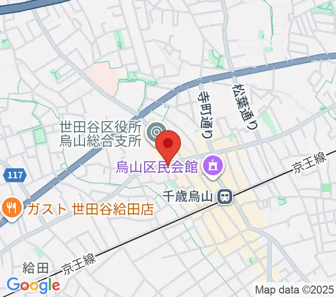 千歳烏山TUBOの地図