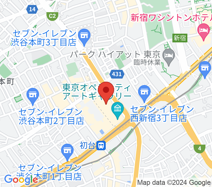 東京オペラシティの場所