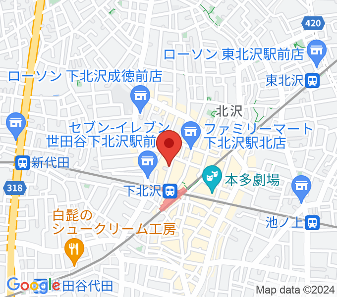 下北沢Com.Cafe音倉の場所