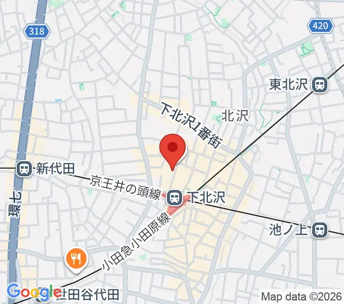 コムカフェ音倉の地図