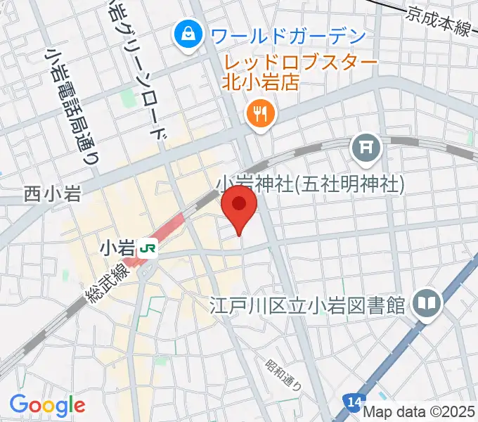 小岩COCHIの地図