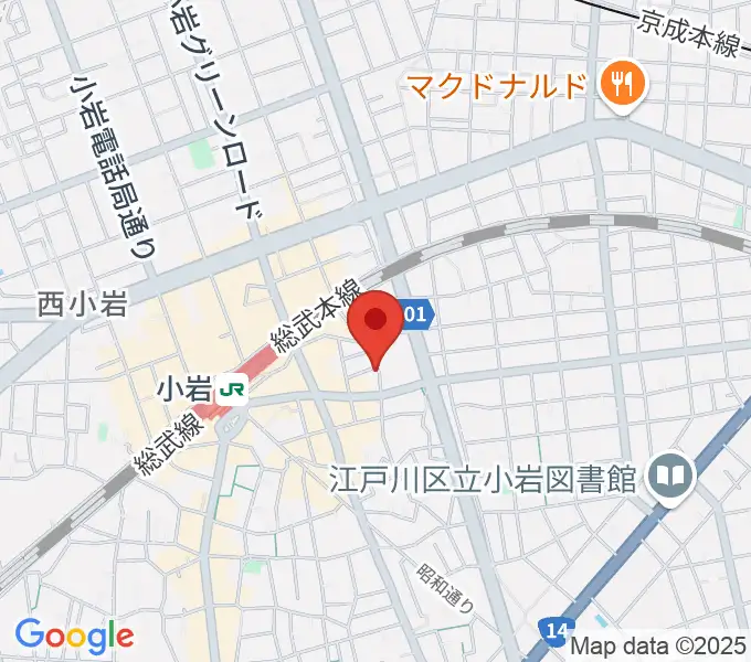 小岩COCHIの地図