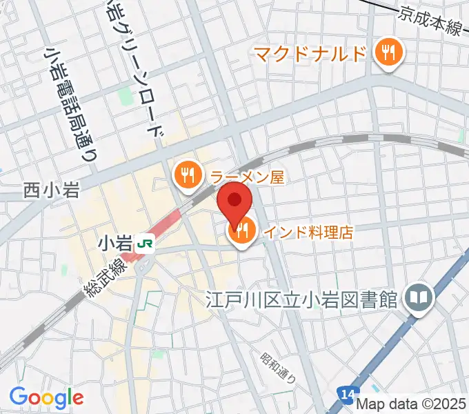 小岩COCHIの地図
