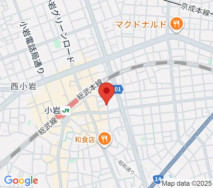 小岩COCHIの地図