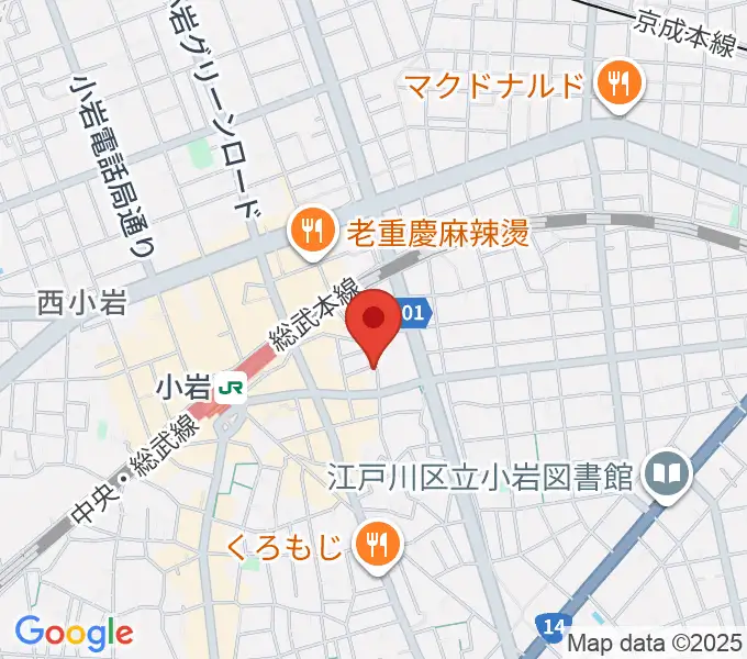 小岩COCHIの地図