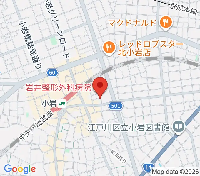 小岩COCHIの地図