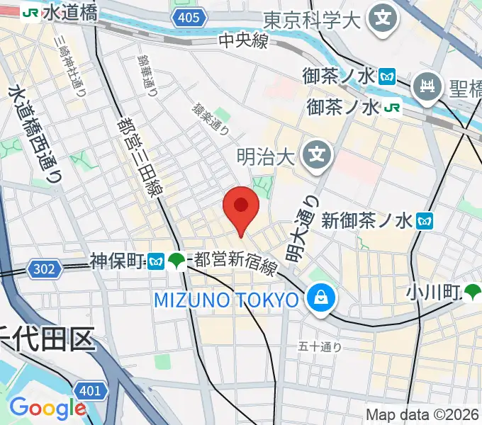 アディロンダックカフェの地図