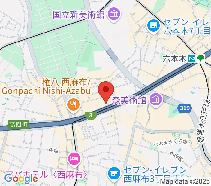西麻布 新世界の地図