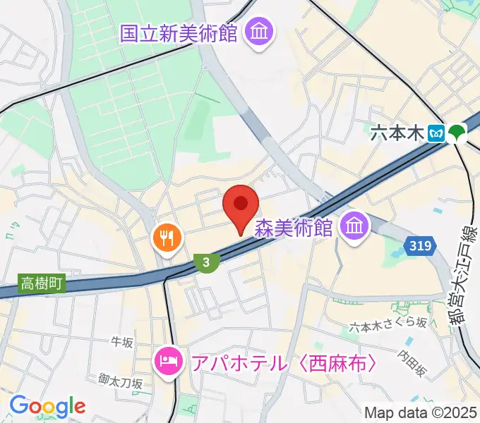 西麻布 新世界の地図