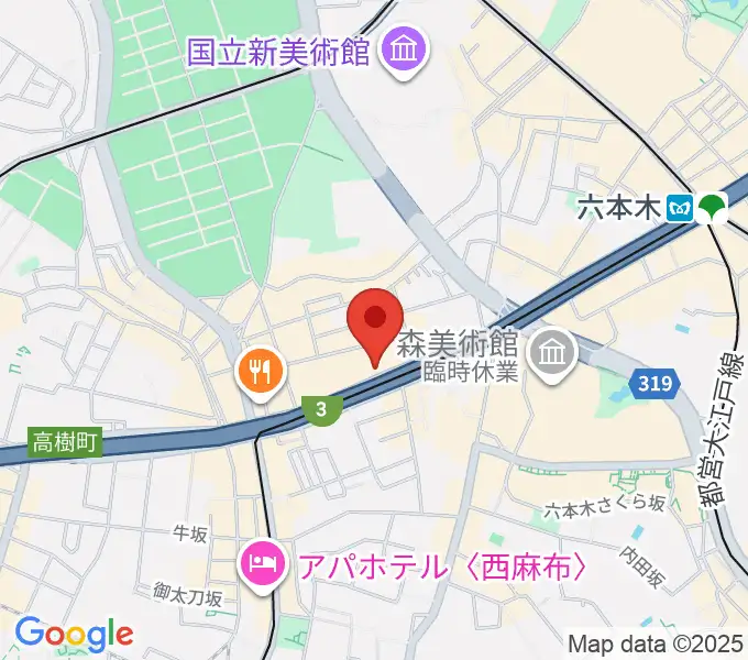 西麻布 新世界の地図