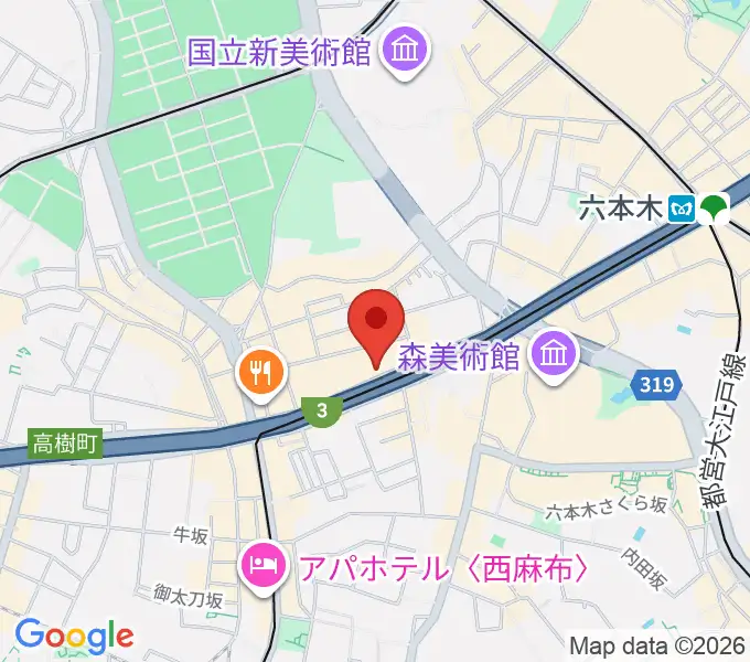 西麻布 新世界の地図