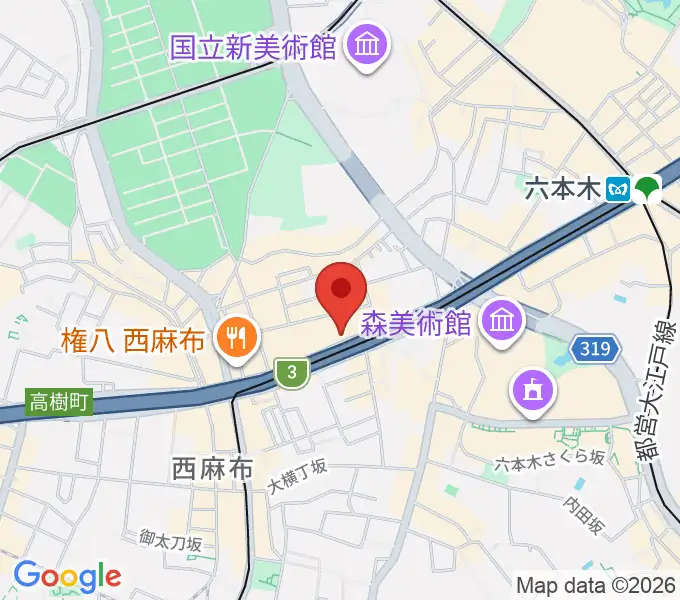 西麻布 新世界の地図