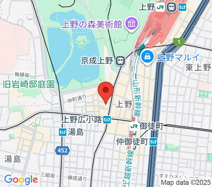 フォーク居酒屋 旅のつづきの地図